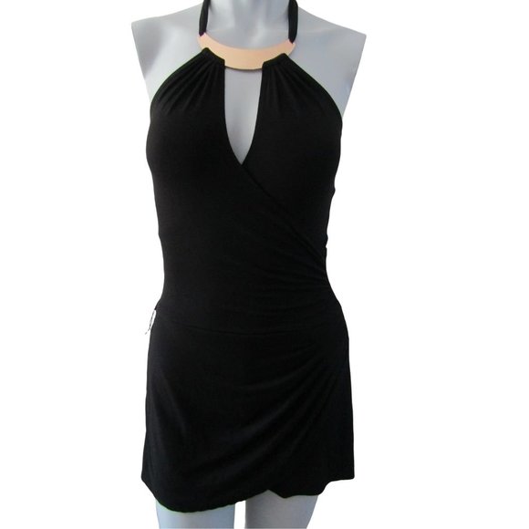 Elegant Black Halter Jumpsuit - Picture 1 of 3